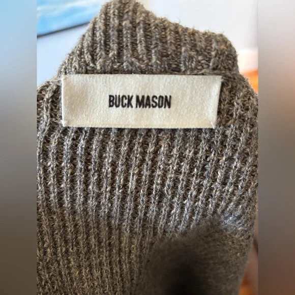 Buck Mason Shrunken Seafarer Sweater Cotton - Picture 5 of 7